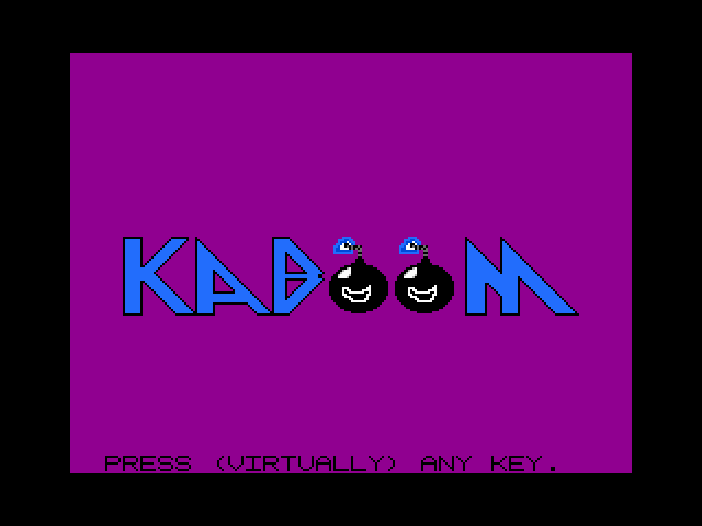Kaboom! image, screenshot or loading screen