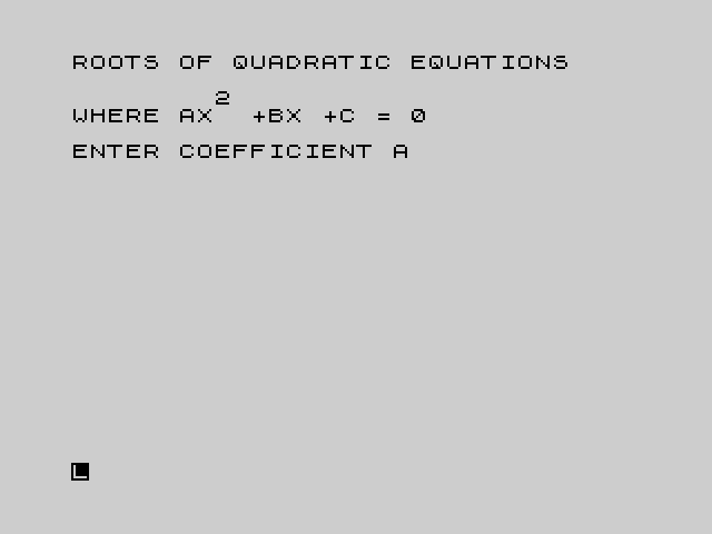 Roots Of Quadratic Equations image, screenshot or loading screen