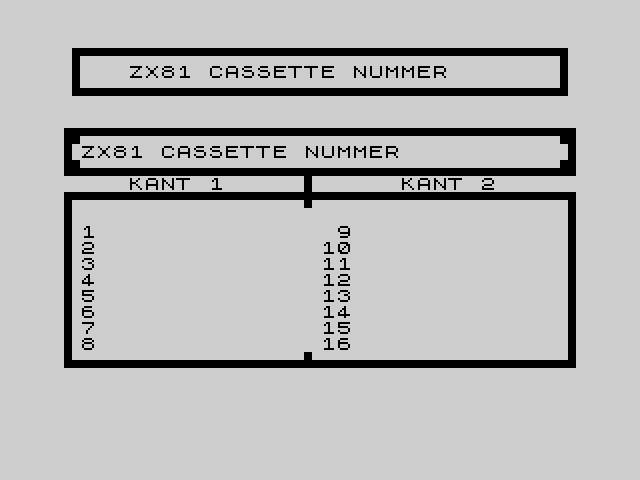 Cassette Bestand image, screenshot or loading screen