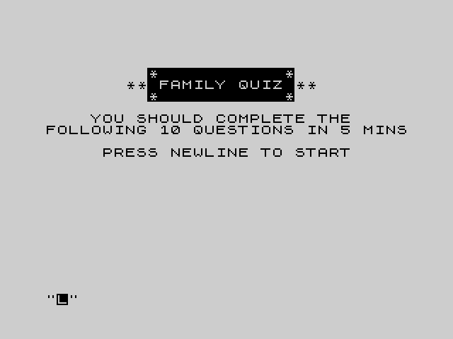 Family Quiz image, screenshot or loading screen