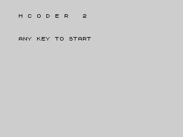 MCoder II image, screenshot or loading screen