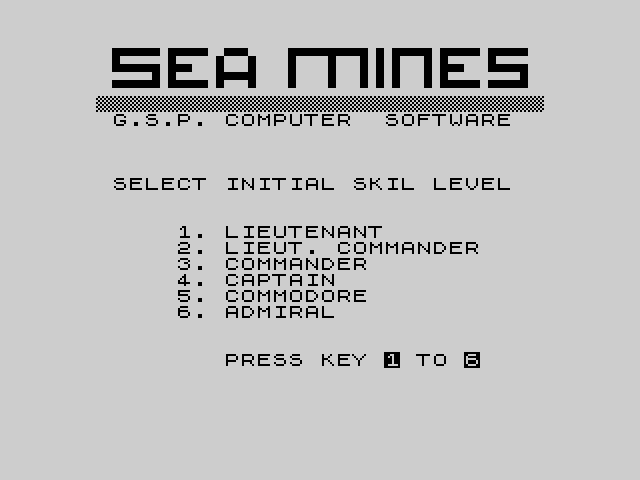 Sea Mines image, screenshot or loading screen