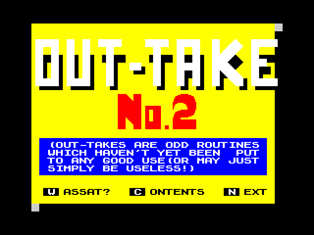 Out-Take 02 image, screenshot or loading screen