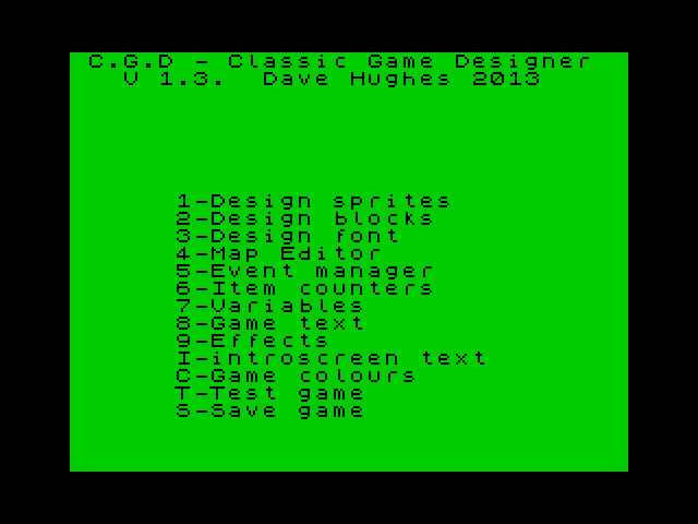 Classic Game Designer image, screenshot or loading screen