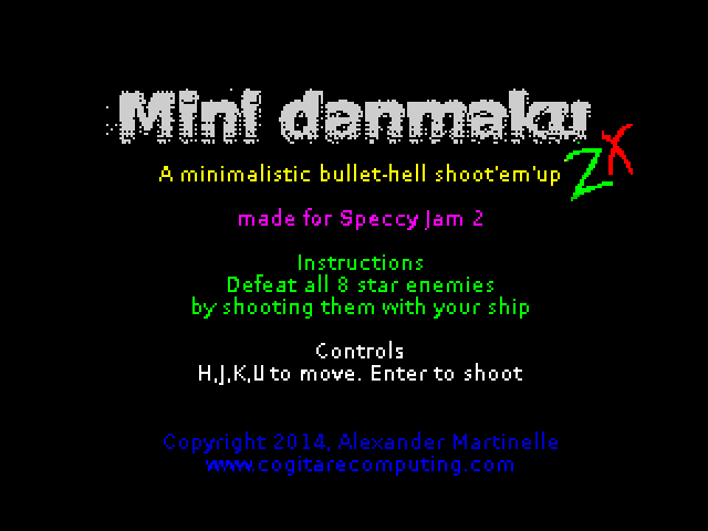 Mini Danmaku ZX image, screenshot or loading screen