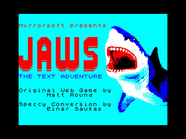 JAWS: The Text Adventure image, screenshot or loading screen