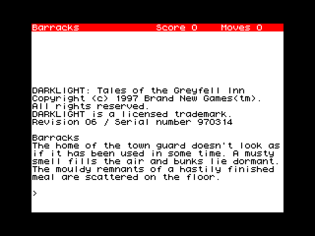 [CSSCGC] Darklight - Tales Of Greyfell Inn image, screenshot or loading screen