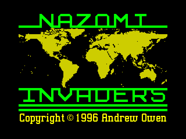 Nazomi Invaders image, screenshot or loading screen
