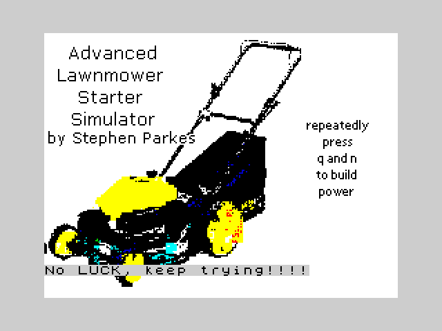 Advanced Lawnmower Starter Simulator - The Petrol Edition image, screenshot or loading screen