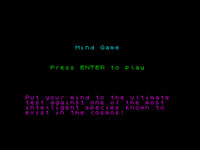 [CSSCGC] Mind Game image, screenshot or loading screen