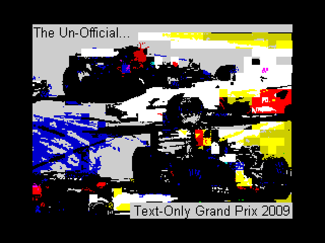 [CSSCGC] Text-Only Grand Prix 2009 image, screenshot or loading screen