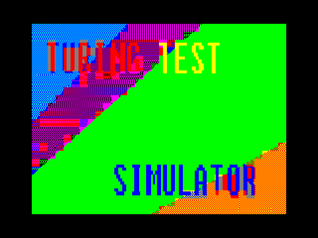[CSSCGC] Turing Test Simulator image, screenshot or loading screen