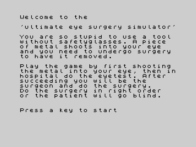 [CSSCGC] Ultimate Eye Surgery Simulator image, screenshot or loading screen