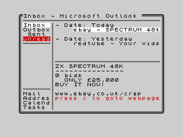 ZX Outlook image, screenshot or loading screen