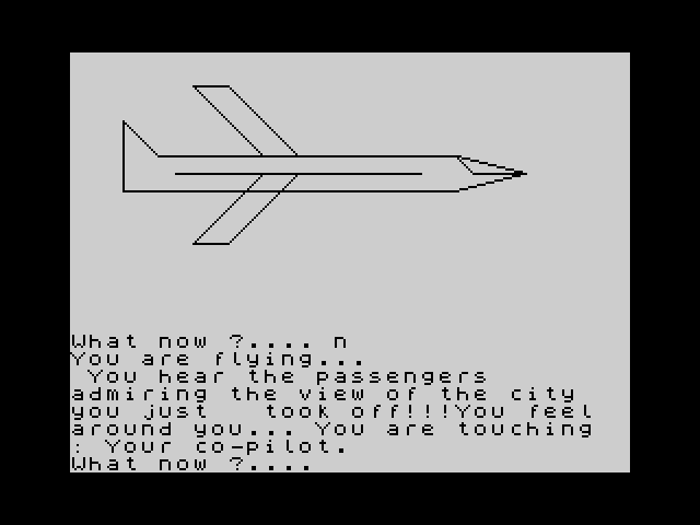 Spectrum Blind Flight Simulator 2 - Flying The Plane image, screenshot or loading screen