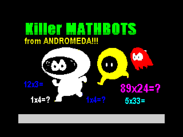 Killer Mathbots From Andromeda image, screenshot or loading screen
