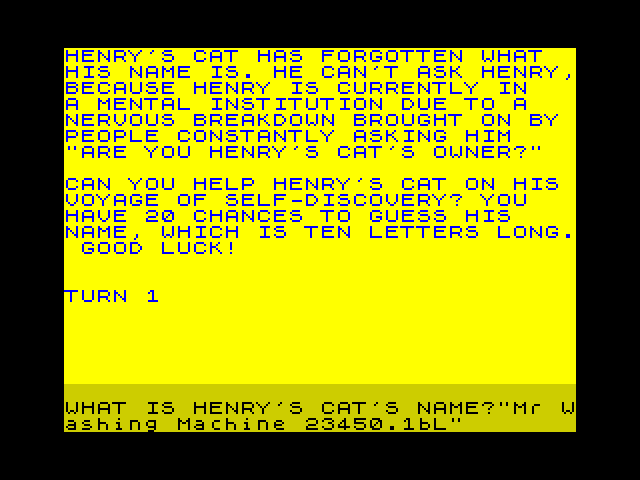 [CSSCGC] Henry's Cat image, screenshot or loading screen