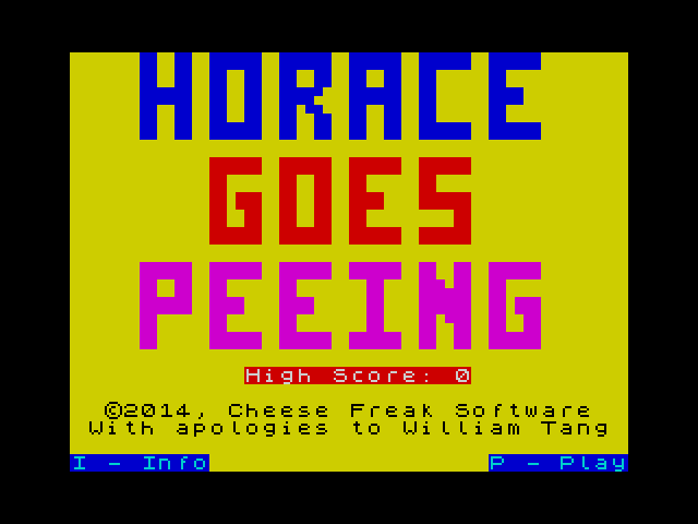 [CSSCGC] Horace Goes Peeing image, screenshot or loading screen