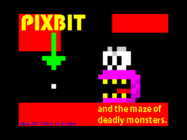 [CSSCGC] PIXBIT and the Maze of Deadly Monsters image, screenshot or loading screen