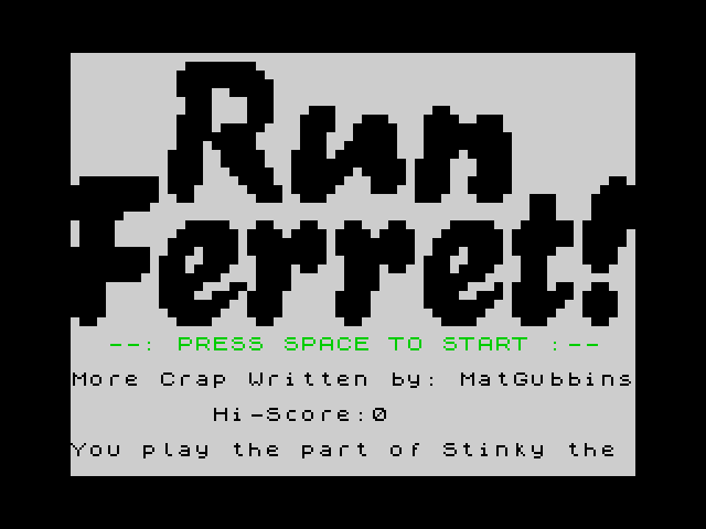 Run Ferret image, screenshot or loading screen