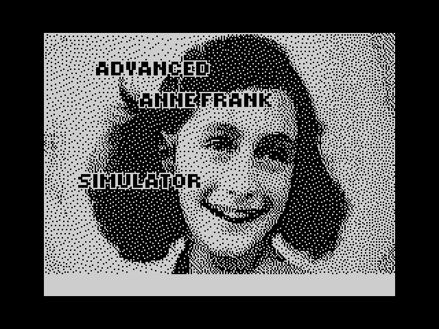 [CSSCGC] Advanced Anne Frank Simulator image, screenshot or loading screen