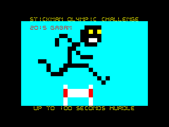 [CSSCGC] Stickman Olympic Challenge - Up to 100 Secs Hurdle image, screenshot or loading screen