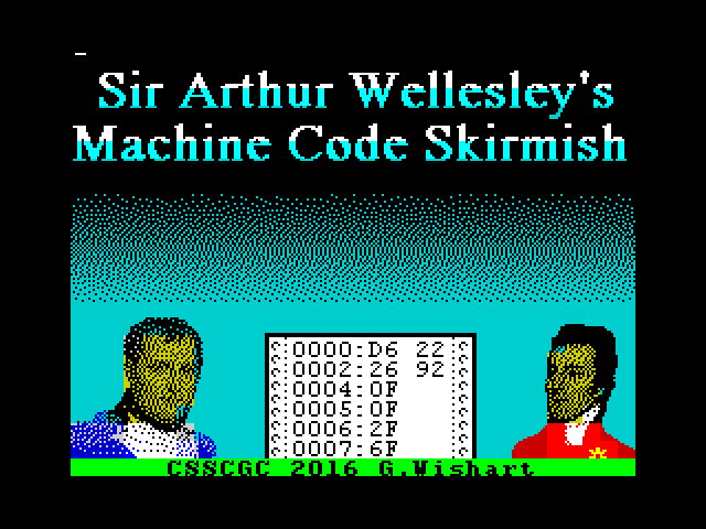 Sir Arthur Wellesleys Machine Code Skirmish image, screenshot or loading screen