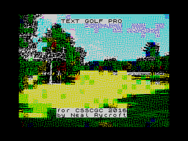 [CSSCGC] Text Golf Pro image, screenshot or loading screen