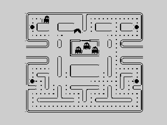ZX81 Hires PacMan image, screenshot or loading screen