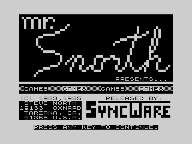 Snorth Games image, screenshot or loading screen