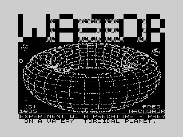 Wa-Tor image, screenshot or loading screen