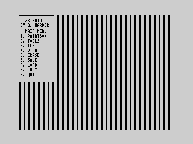 ZX-Paint image, screenshot or loading screen