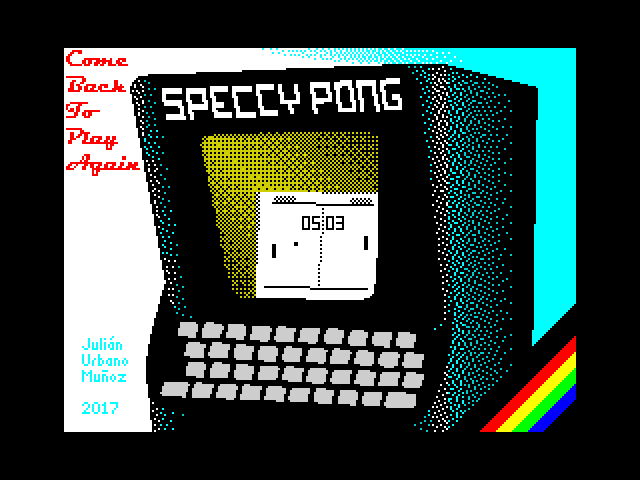 Speccy Pong image, screenshot or loading screen