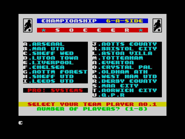 Championship 6-a-side Soccer image, screenshot or loading screen