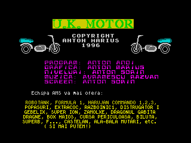 U.K. Motor image, screenshot or loading screen