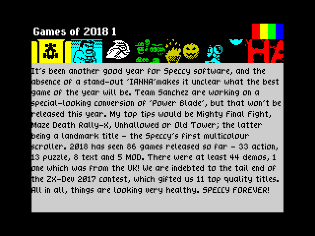 WOOT! Tape Magazine issue #2 - ZXMAS 2018 Edition image, screenshot or loading screen