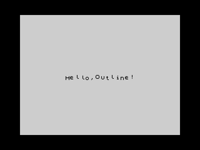 Hello, Outline! image, screenshot or loading screen