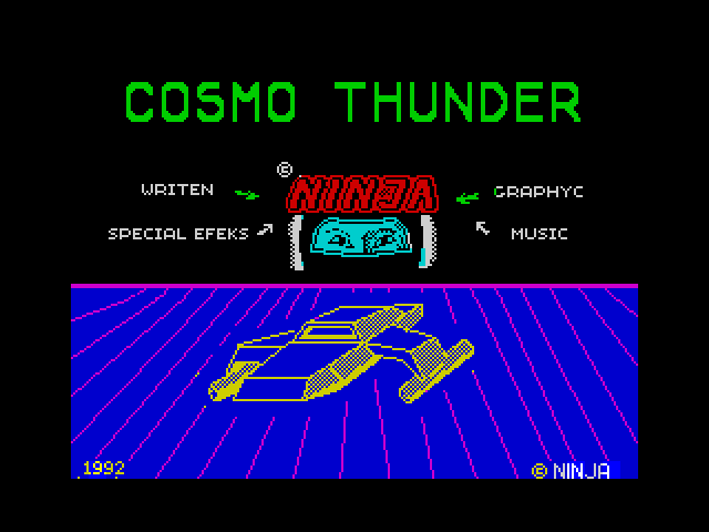 Cosmo Thunder image, screenshot or loading screen