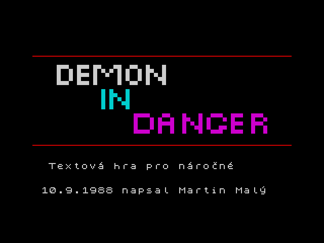 Demon in Danger image, screenshot or loading screen