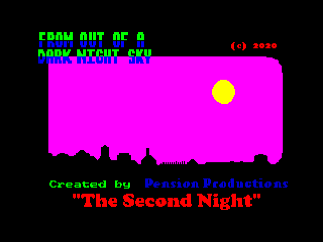 From Out of a Dark Night Sky - The Second Night image, screenshot or loading screen
