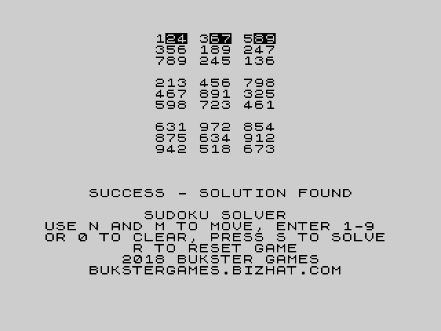 Sudoku Solver image, screenshot or loading screen