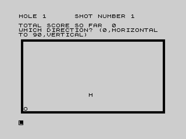 Nine Hole Golf image, screenshot or loading screen