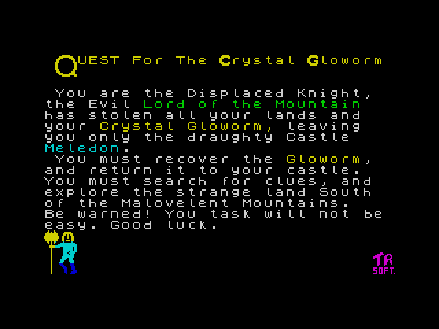Quest For The Crystal Gloworm image, screenshot or loading screen