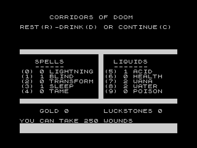 Corridors of Doom image, screenshot or loading screen
