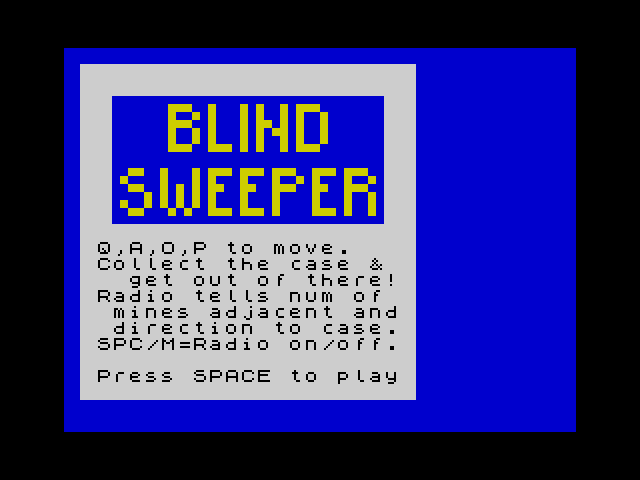 [CSSCGC] Blind Sweeper image, screenshot or loading screen
