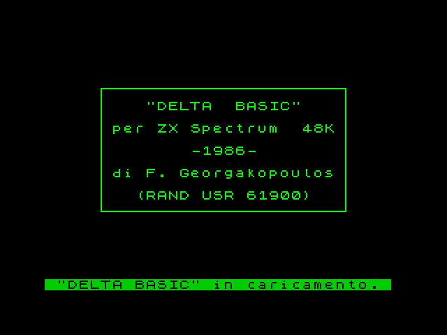 Delta Basic image, screenshot or loading screen