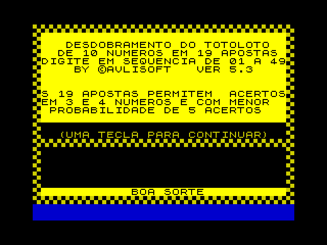 Desdobramento do Totoloto image, screenshot or loading screen