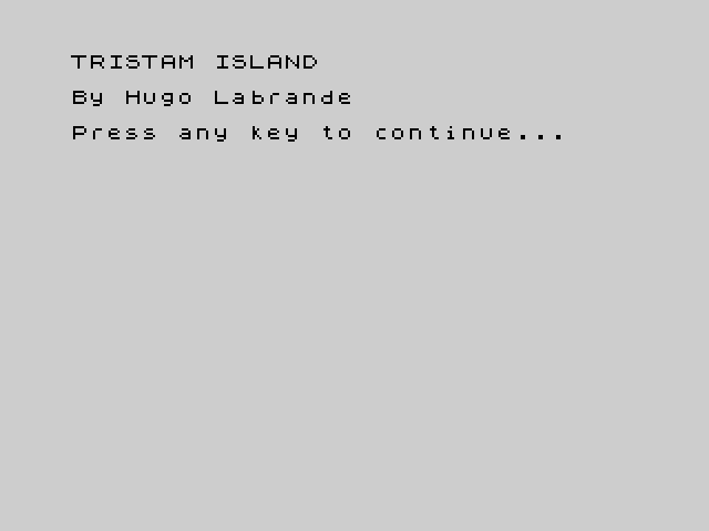 Tristam Island image, screenshot or loading screen
