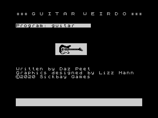[CSSCGC] Guitar Weirdo image, screenshot or loading screen