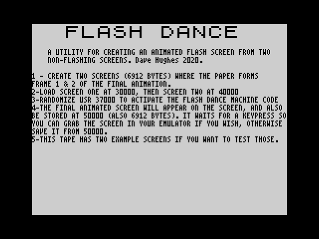 Flash Dance image, screenshot or loading screen